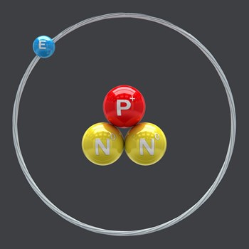 Alors que l'hydrogène « ordinaire » H est constitué d'un unique proton, celui de son isotope 3H (tritium) compte un proton et deux neutrons. Le tritium est un élément radioactif (émetteur ß très peu pénétrant) dont la demi-vie est de 12,3 ans. La gestion du tritium dans ITER fait l'objet d'une réglementation et de procédures très strictes. (Click to view larger version...)